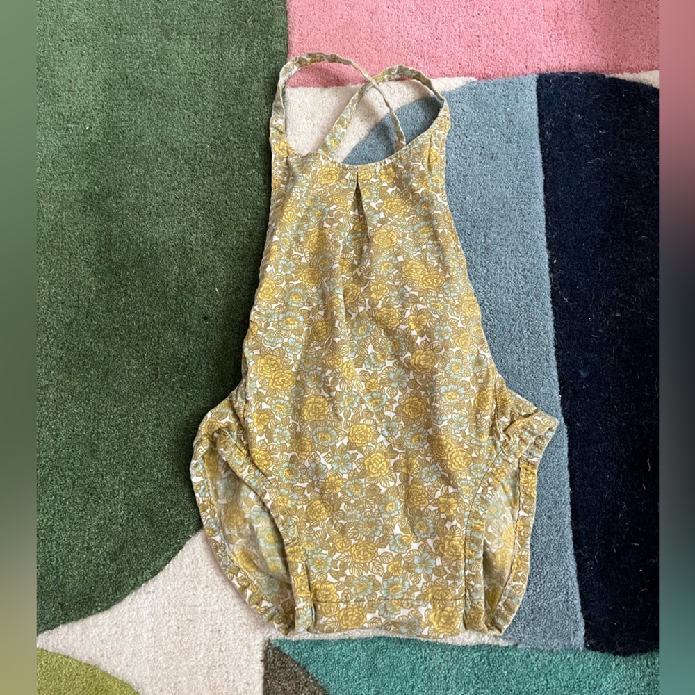 Vintage 79’s handmade toddler sun suit. First 1-3 years
